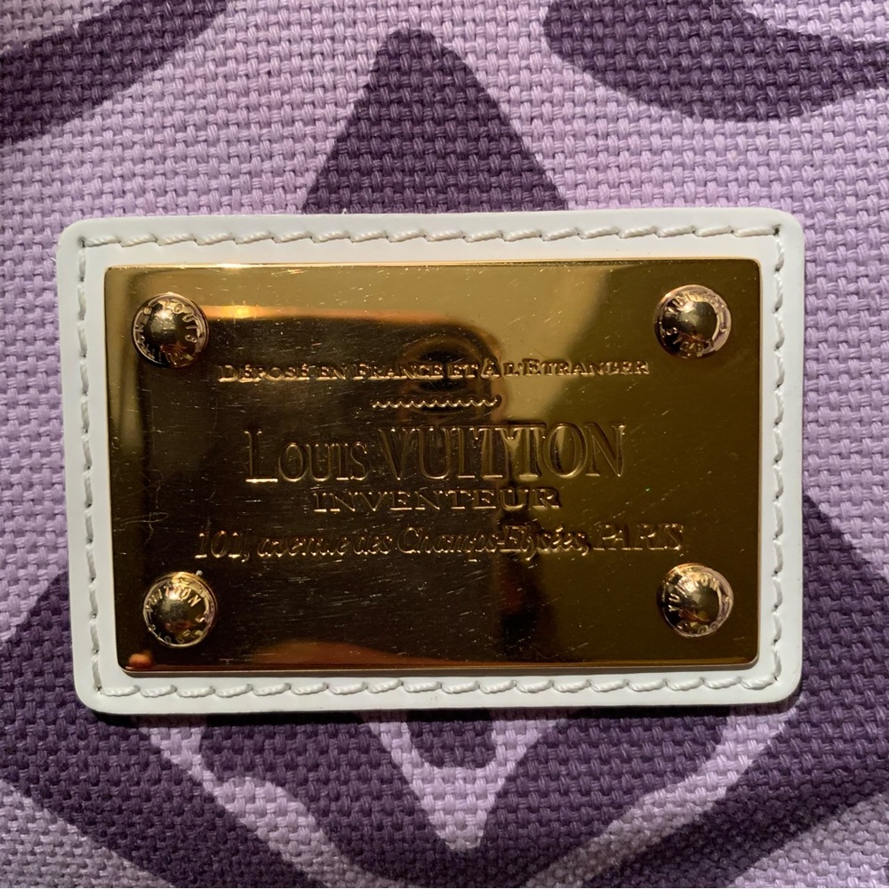 💜LOUIS VUITTON CABAS TAHITIENNE PM LILAC - LIMITED EDITION💜 - Picture 10 of 11
